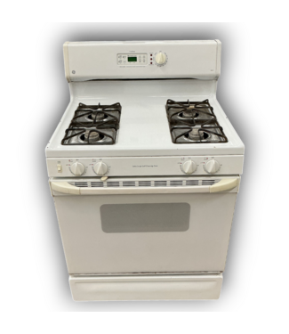 Bud's Warehouse 56980 White Freestanding Gas Range 30"