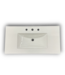 56989 White Ceramic Sink Top 36"