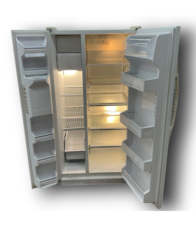 56978 White Side By Side Refrigerator 33.25"w