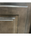 56981 Slate Brown Raised Panel 4 Piece Upper Cabinet Set
