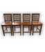 56982 Pecan Bar Height Dining Table & Chairs 5-pc Set