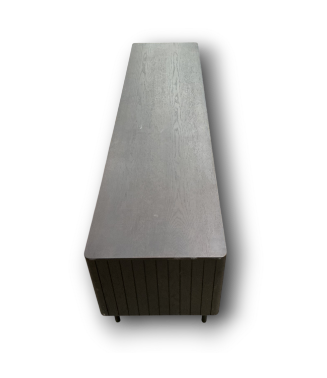 56984 Smoked Ash Tv Stand 63"