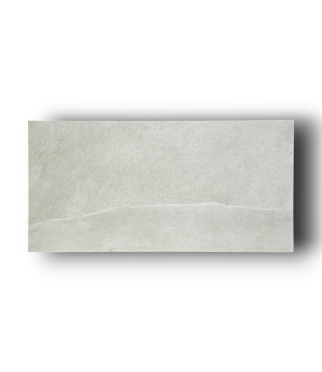 56991 Dove Grey Glazed Porcelain Stone Look Floor & Wall Tile 5 Boxes