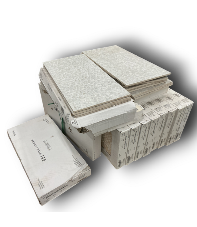56992 Brilliant Diamonds Glazed Ceramic Floor & Wall Tile 14 Boxes