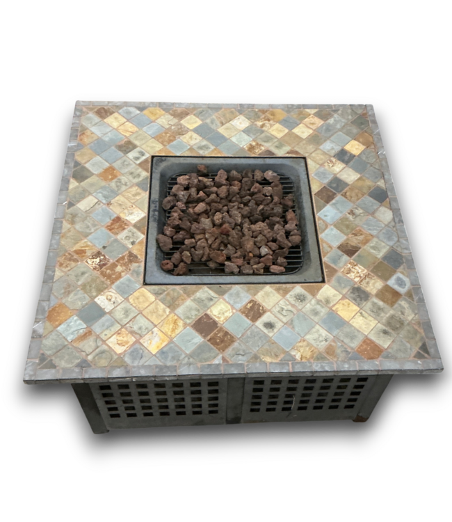 57007 Square Liquid Propane Gas Fire Pit