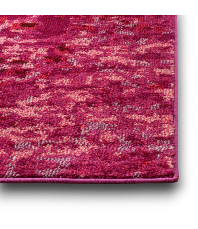 57018 Fuchsia Abstract Area Rug 9' X 12'