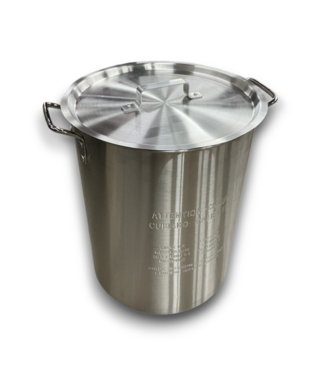 Bud's Warehouse 57019 30 Qt Stainless Steel Stock Pot W/strainer Basket Lid Hook And Steamer
