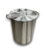 57019 30 Qt Stainless Steel Stock Pot W/strainer Basket Lid Hook And Steamer