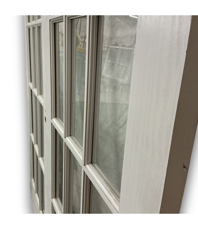 57025 54 X 80 Full Grid Light Double Doors With Glass