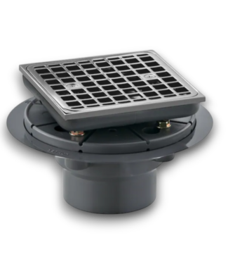 Bud's Warehouse 57051 Polished Chrome Design Tile Square Shower Drain