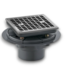 57051 Polished Chrome Design Tile Square Shower Drain