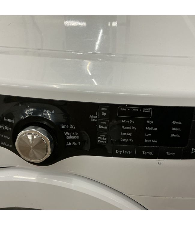57055 Neat White Electric Dryer With 7.3 Cu. Ft. Capacity