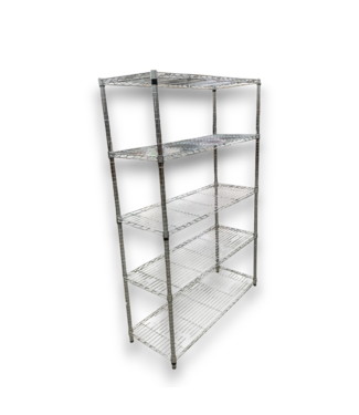 Bud's Warehouse 57063 Chrome 5-tier Utility Shelf