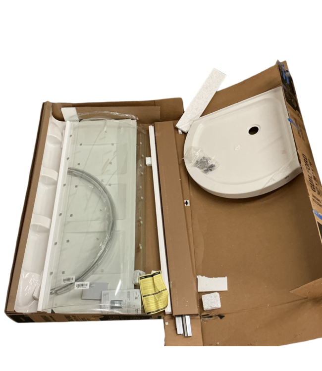 57064 38x38x76 Whole Bath Kit. Walls, Base, And Door
