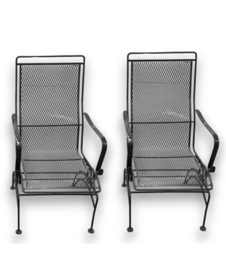 Bud's Warehouse 57072 Outdoor High Back Rocker Chairs Set Of 2