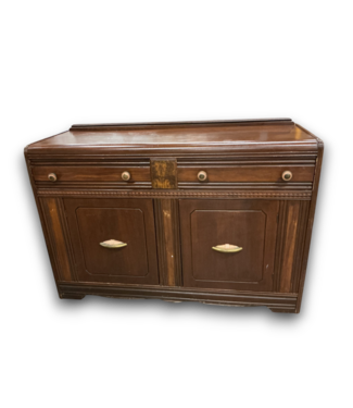 Bud's Warehouse 57074 Vintage Waterfall Style Wooden Buffet/sideboard