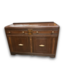 57074 Vintage Waterfall Style Wooden Buffet/sideboard