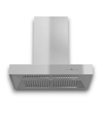 Bud's Warehouse 57076 Ducted Island Mount Stainless Steel Range Hood Indoor/outdoor