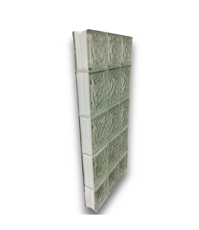 57083 Ice Glass Frameless Replacement Glass Block Window