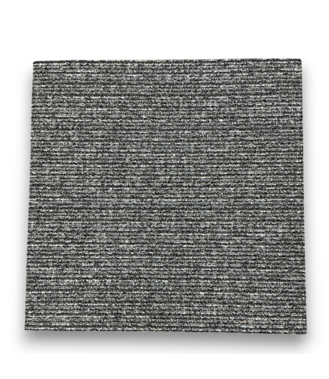 57078 Charcoal Square Carpet Tiles With Fiber Backing 6 Boxes