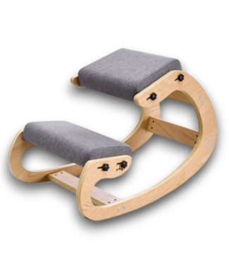 Bud's Warehouse 57088 Ergonomic Wooden Posture Kneeling Chair Adjustable Height