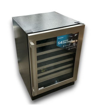 Bud's Warehouse 57094 23 X 54 Glass And Stainless Steel Wine Cooler