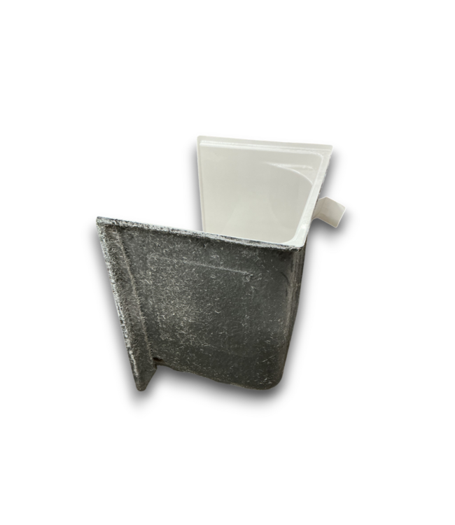 57090 White Fiberglass Dog Wash Station
