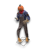 57098 Motion Activated Pumpkin Scarecrow 7'