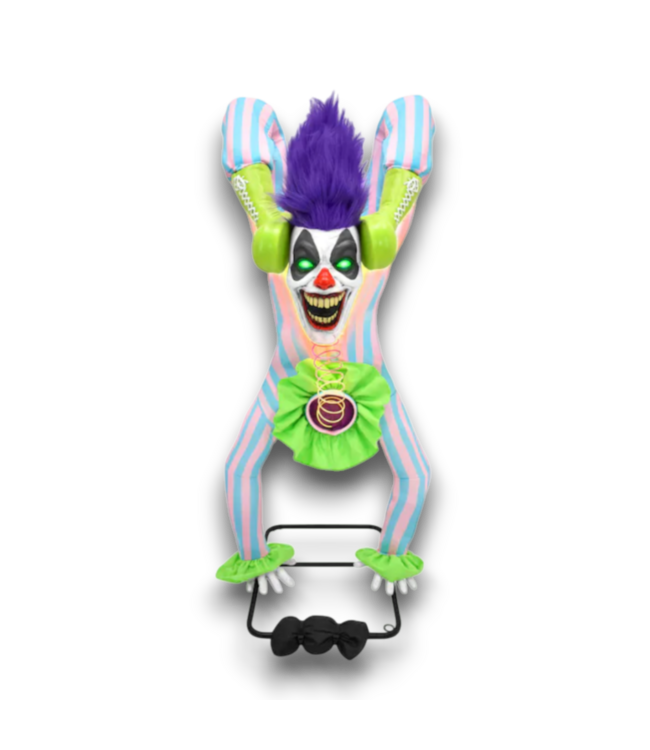 57099 Motion Activated Handstand Clown 5'