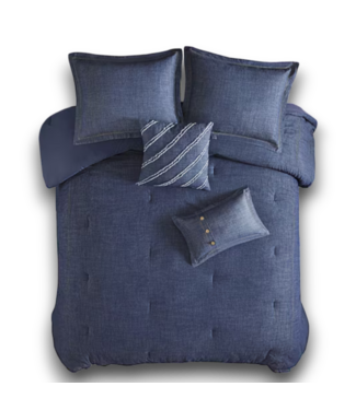 Bud's Warehouse 57100 Blue Denim Twin/Twin XL Comforter Set