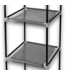 57103 64 X 41 Black Unassembeled Wardrobe