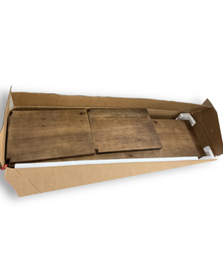 Bud's Warehouse 57105 Rustic Wood Tv Stand 63"