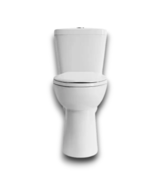 Bud's Warehouse 57107 White Anti Clog Elongated Full Toilet