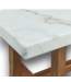 57112 22 X 24 In. White Granite Marble End Table