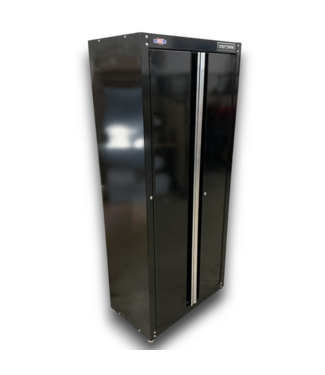 Bud's Warehouse 57118 Freestanding Black Steel Garage Cabinet 72"h