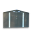 57121 Gray Outdoor Metal Storage Shed 10' X 14'