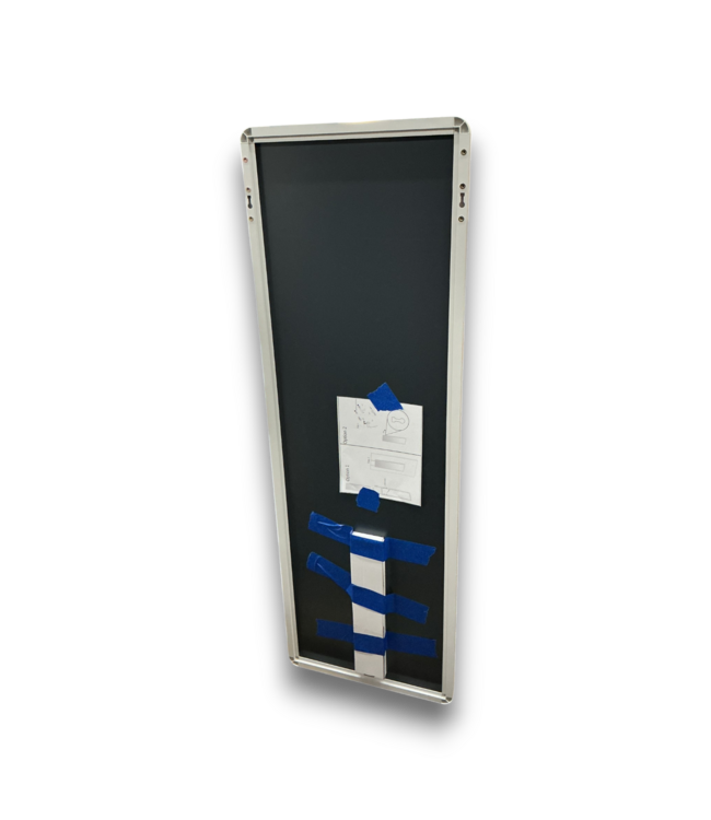 57122 47 X 16 Full Length White Frame Door Hanging Mirror