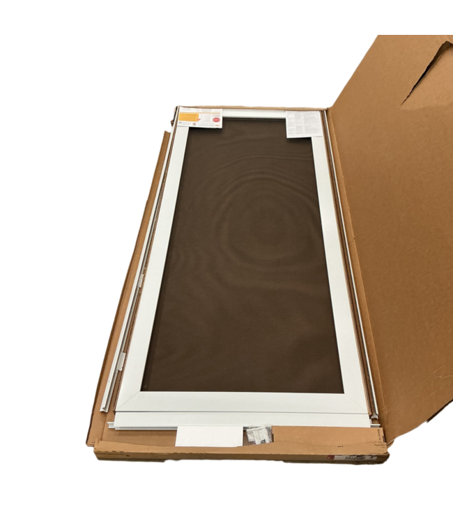 57123 Universal White Aluminum Screen Door 36" X 81"
