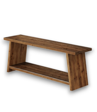 Bud's Warehouse 57105 Rustic Wood Tv Stand 63"