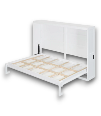 Bud's Warehouse 57108 White Murphy Bed (Full Size)