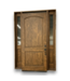 57130 42 X 96 Brown Wood 2 Panel Door And Frame