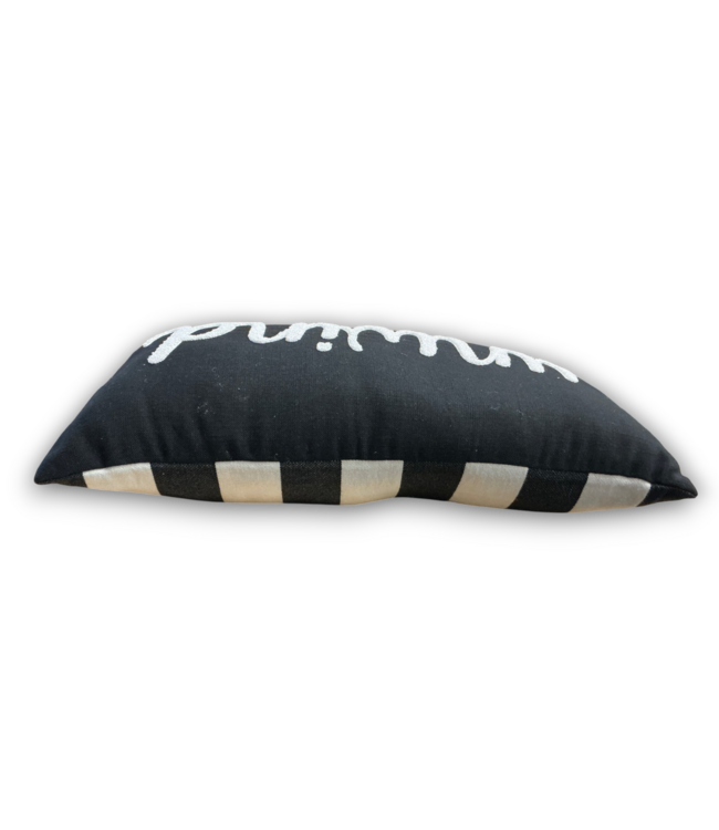 57138 Graphic Print Black Unwind Rectangle Lumbar Pillow