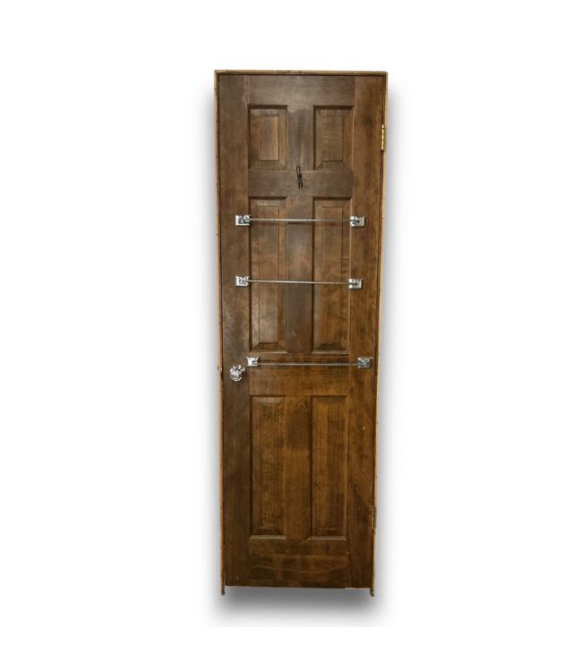 57141 24 X 80 6 Panel Dark Brown Prehung Interior Door