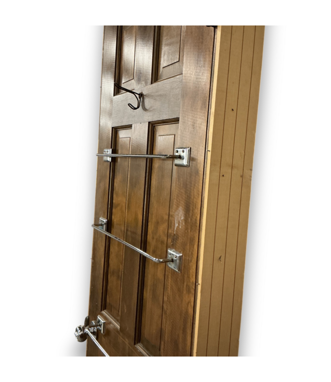 57141 24 X 80 6 Panel Dark Brown Prehung Interior Door