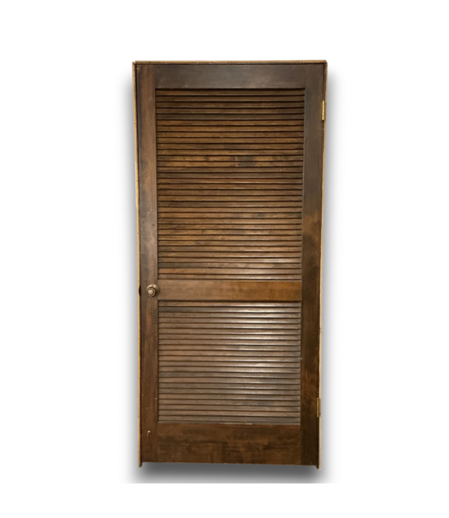 57143 36 X 80 Louvre Prehung Interior Door Dark Brown