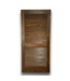 57143 36 X 80 Louvre Prehung Interior Door Dark Brown