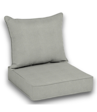 Bud's Warehouse 57140 Grey Solid Deep Seat Patio Chair Cushion