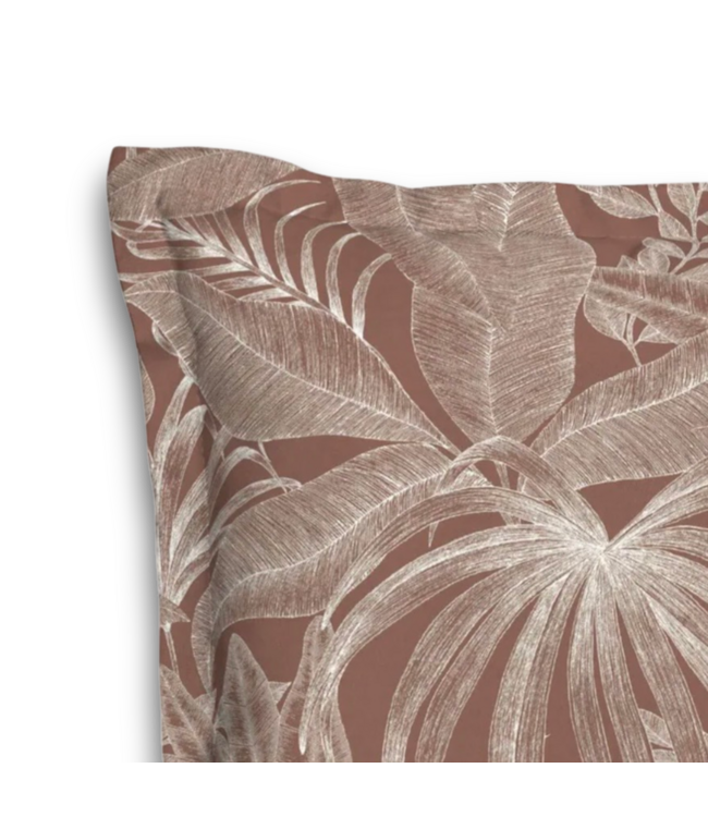 57145 Floral Alani Tropical Leaf Square Throw Pillow