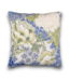 57150 18 X 18 Blue Floral Pillow 100% Cotton