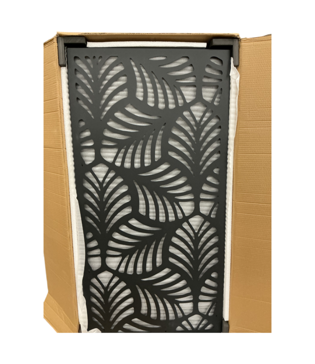 57165 Metal Privacy Screen Outdoor Freestanding Patio Garden Deck Or Balcony
